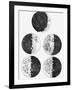 Galileo's Drawings of the Phases of the Moon-Stocktrek Images-Framed Photographic Print