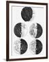 Galileo's Drawings of the Phases of the Moon-Stocktrek Images-Framed Photographic Print