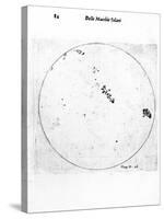 Galileo's Observation of Sunspots, 1613-Galileo Galilei-Stretched Canvas