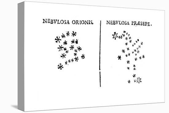 Galileo's Observation of the Star Cluster in Orion and of the Praesepe Cluster, 1610-null-Stretched Canvas