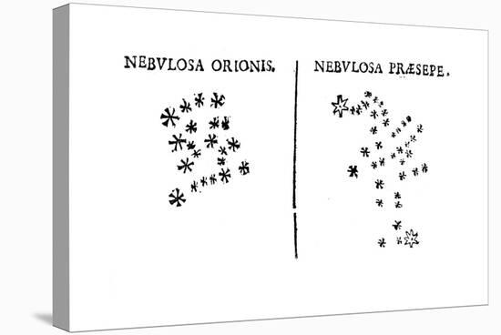 Galileo's Observation of the Star Cluster in Orion and of the Praesepe Cluster, 1610-null-Stretched Canvas