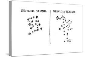 Galileo's Observation of the Star Cluster in Orion and of the Praesepe Cluster, 1610-null-Stretched Canvas