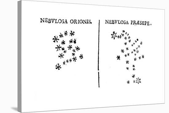 Galileo's Observation of the Star Cluster in Orion and of the Praesepe Cluster, 1610-null-Stretched Canvas