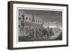 Galileo Shows the Satellites of Jupiter to Venetian Senators-Louis Figuier-Framed Art Print