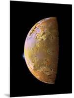 Galileo Spacecraft Image of a Volcanic Plume on Io-null-Mounted Photographic Print