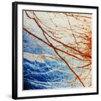 Galileo Spacecraft Image of Europa's Surface-null-Framed Photographic Print