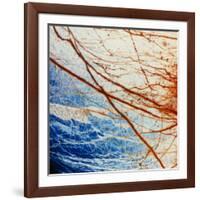 Galileo Spacecraft Image of Europa's Surface-null-Framed Photographic Print