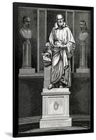 Galileo, Statue, Figuier-null-Framed Art Print