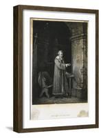 Galileo Studying Specimen-null-Framed Giclee Print