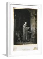 Galileo Studying Specimen-null-Framed Giclee Print