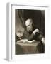 Galileo with Compass and Diagrams, C.1880-null-Framed Giclee Print