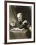 Galileo with Compass and Diagrams, C.1880-null-Framed Giclee Print