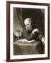 Galileo with Compass and Diagrams, C.1880-null-Framed Giclee Print