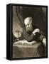 Galileo with Compass and Diagrams, C.1880-null-Framed Stretched Canvas