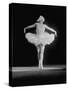 Galina Wanova Dancing "The Dying Swan"-null-Stretched Canvas