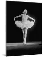 Galina Wanova Dancing "The Dying Swan"-null-Mounted Photographic Print