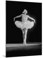 Galina Wanova Dancing "The Dying Swan"-null-Mounted Photographic Print