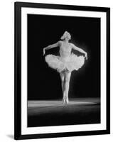 Galina Wanova Dancing "The Dying Swan"-null-Framed Photographic Print