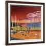 Galisteo New Mexico (Right)-Kristin Nelson-Framed Giclee Print