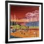 Galisteo New Mexico (Right)-Kristin Nelson-Framed Giclee Print