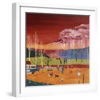 Galisteo New Mexico (Right)-Kristin Nelson-Framed Giclee Print