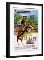 Gallant Bess, Marshall Thompson, 'Silvernip,' the Horse, 1946-null-Framed Art Print