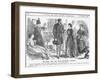 Gallant, But We Fear Satirical Officer, 1865-George Du Maurier-Framed Giclee Print