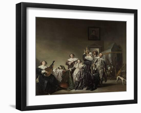 Gallant Company, 1633-Pieter Codde-Framed Giclee Print