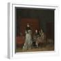 Gallant Conversation, known as ‘The Paternal Admonition’, C.1654-Gerard ter Borch-Framed Giclee Print