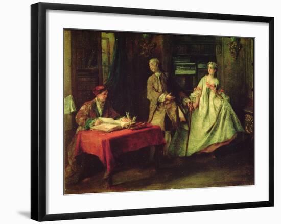 Gallant Hour-Nicolas Lancret-Framed Giclee Print