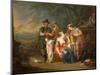 Gallant Meeting-Franz Christoph Janneck-Mounted Giclee Print