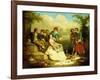 Gallant Party-Auguste Theodule Ribot-Framed Giclee Print