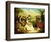 Gallant Party-Auguste Theodule Ribot-Framed Giclee Print