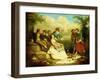 Gallant Party-Auguste Theodule Ribot-Framed Giclee Print