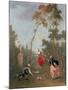 Gallant Scene in Park, 1760-Norbert Joseph Carl Grund-Mounted Giclee Print