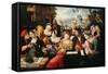 Gallant Scene or The Five Senses-null-Framed Stretched Canvas