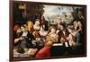 Gallant Scene or The Five Senses-null-Framed Giclee Print