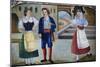 Gallant Scene with Costumed Characters-null-Mounted Giclee Print