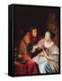 Gallant Scene-Jan van Mieris-Framed Stretched Canvas