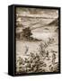 Gallantry of the 1st West Yorkshires in the Battle of Aisne-null-Framed Stretched Canvas