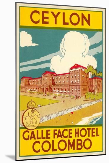 Galle Face Hotel, Colombo-Found Image Press-Mounted Giclee Print