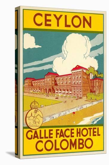 Galle Face Hotel, Colombo-Found Image Press-Stretched Canvas