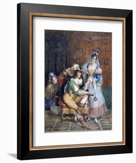 Gallent, C1820-1857-Achille Deveria-Framed Giclee Print