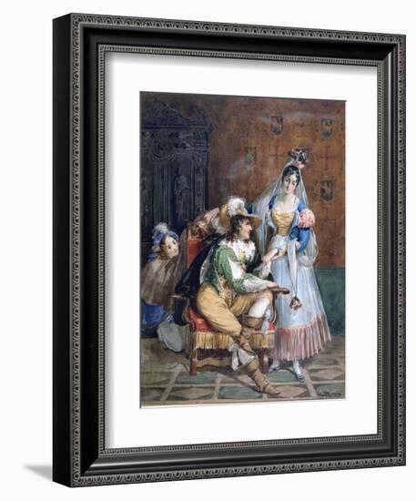 Gallent, C1820-1857-Achille Deveria-Framed Giclee Print