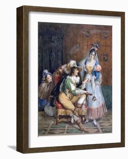 Gallent, C1820-1857-Achille Deveria-Framed Giclee Print