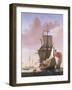 Galleon in Full Sail-Jan Karel Donatus Van Beecq-Framed Giclee Print