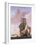 Galleon in Full Sail-Jan Karel Donatus Van Beecq-Framed Giclee Print