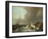 Galleon in Stormy Seas-Jan Claes Rietschoof-Framed Giclee Print