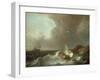 Galleon in Stormy Seas-Jan Claes Rietschoof-Framed Giclee Print