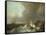 Galleon in Stormy Seas-Jan Claes Rietschoof-Framed Stretched Canvas